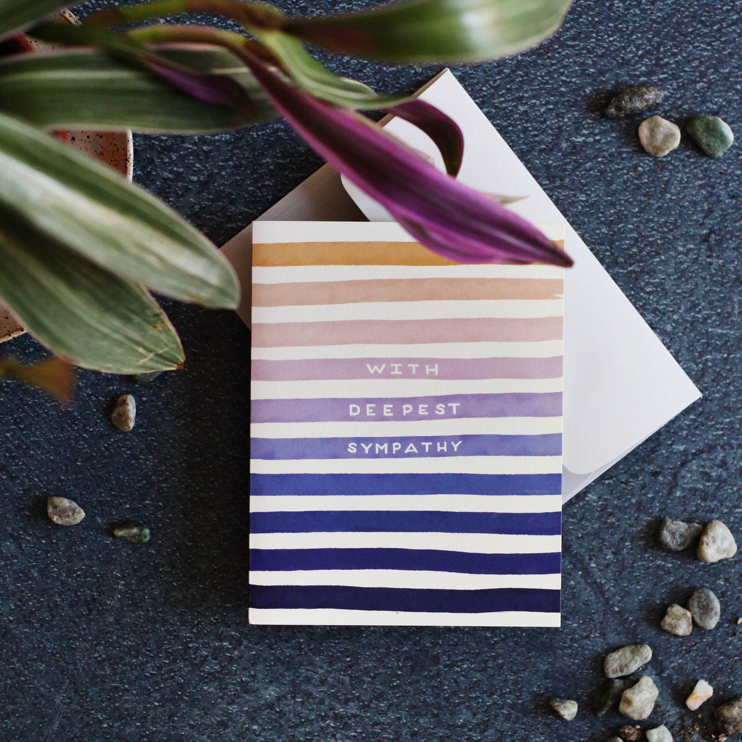 Sympathy Stripes | Bright Sympathy Card