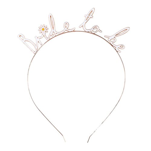 BRIDE TO BE METAL HEADBAND