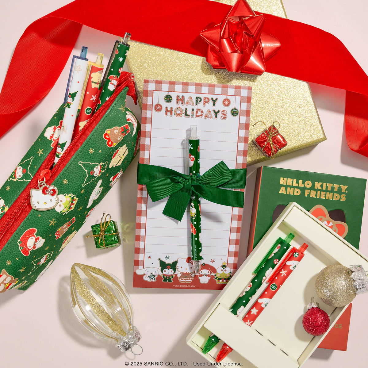 Hello Kitty & Friends Holiday Soft-Touch Gel Pens