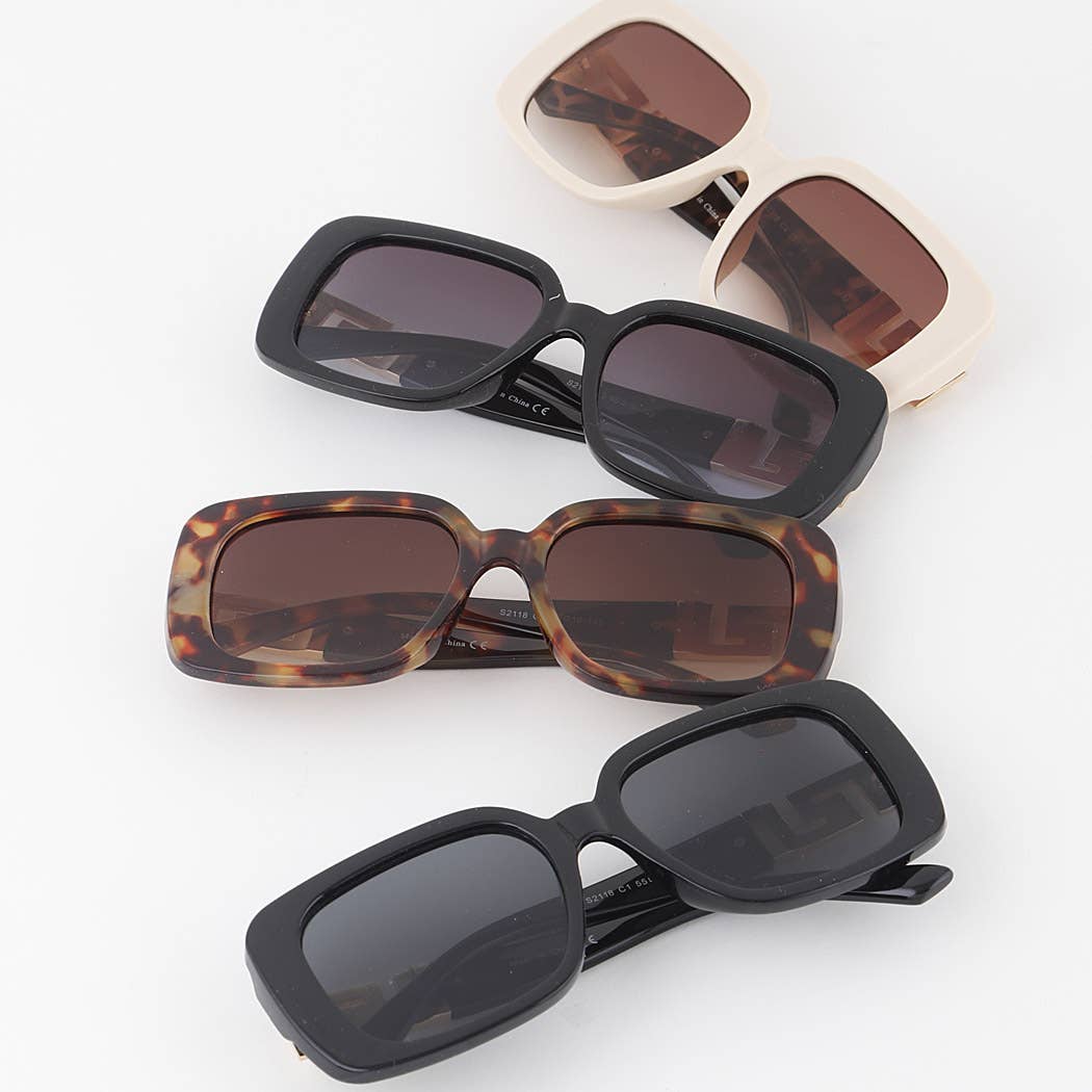 Greek Key Frame Sunglasses