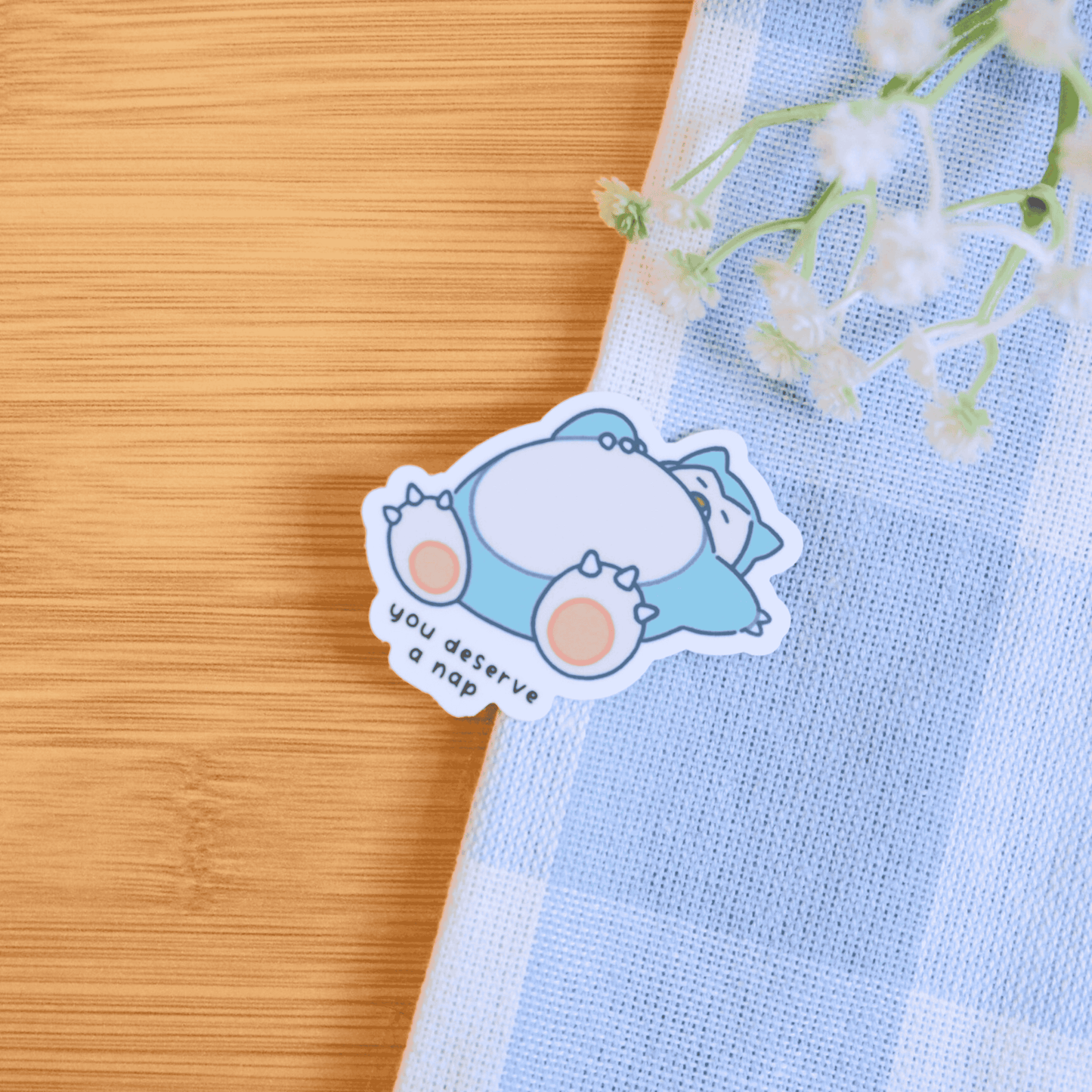 Poke Self-Care Stickers