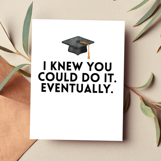 Funny Graduation Card