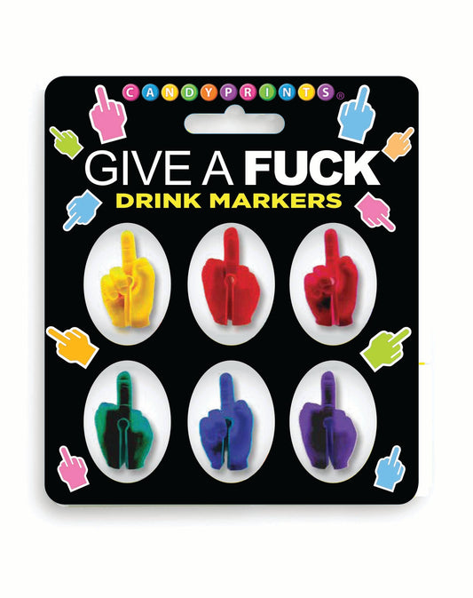 FU Finger Cocktail Markers Set of 6