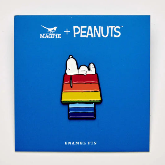 Peanuts Good Vibes Pin Rainbow House