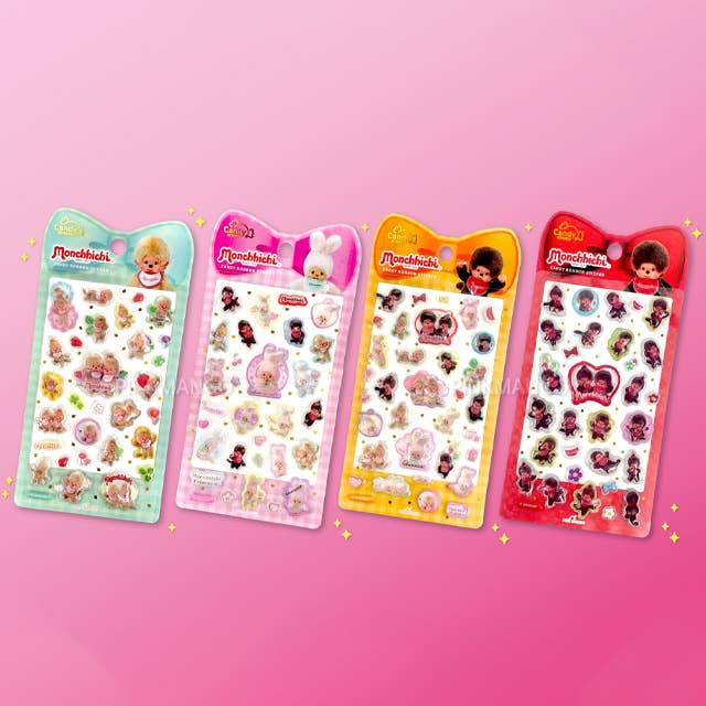 Limited Edition Monchhichi Candy Sticker Collection