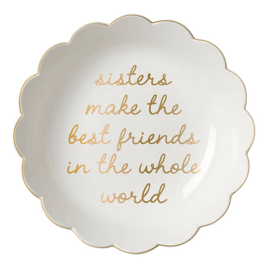 Ceramic Trinket Tray | Sisters Scallop Trinket Tray