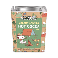 Load image into Gallery viewer, Peanuts Snoopy Camp Life S&#39;mores Cocoa (8oz Rectangle Tin)
