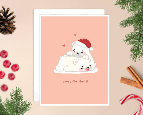 Beary Christmas Card - Front & Company: Gift Store