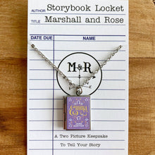 Load image into Gallery viewer, Book Locket Emma - Lilac Filagree
