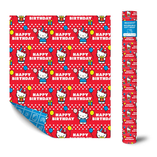 Retro Hello Kitty Reversible Gift Wrap