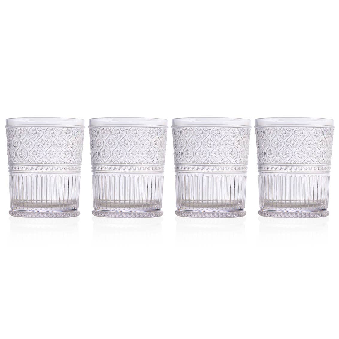 Claro Clear Acrylic Double Old Fashion