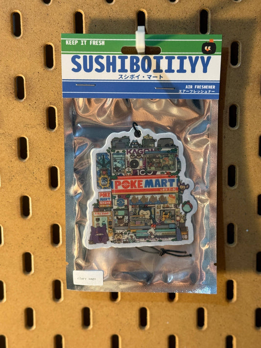 Poke Mart Air Freshener (Clary Sage)