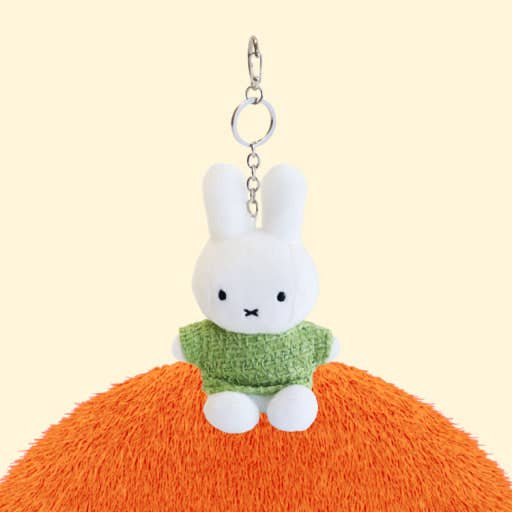 Classic Miffy Stylish tweed twist Shirts Plush Bag Charm
