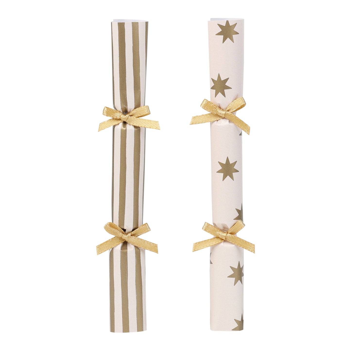 Gold Christmas Saucer Crackers