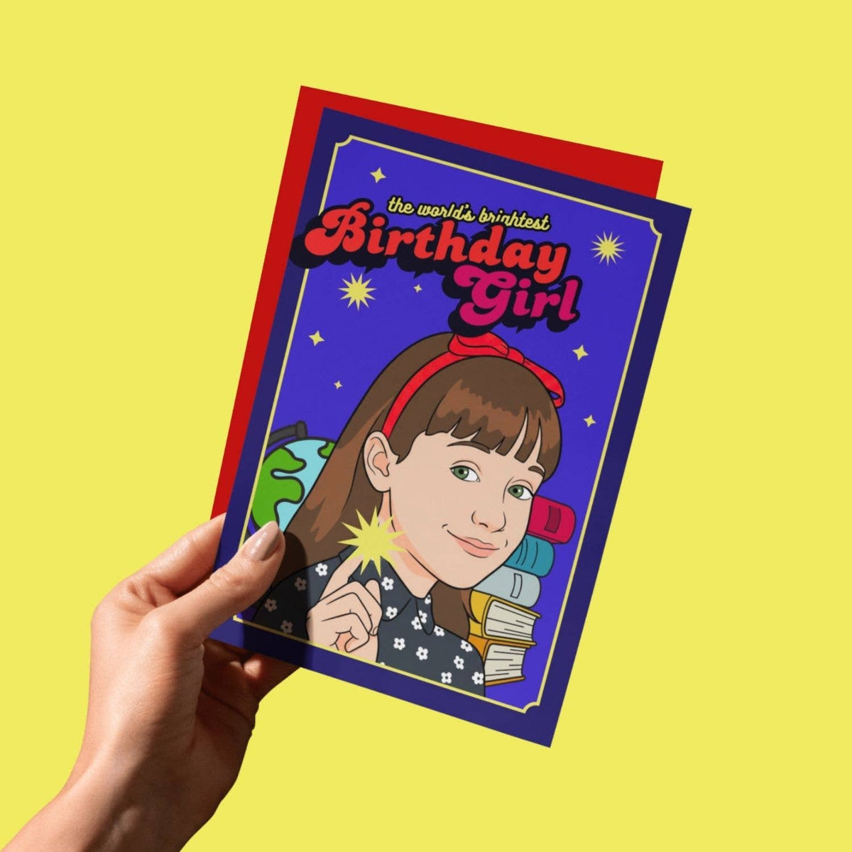Brightest Birthday Girl Funny 90s Movie Birthday Card