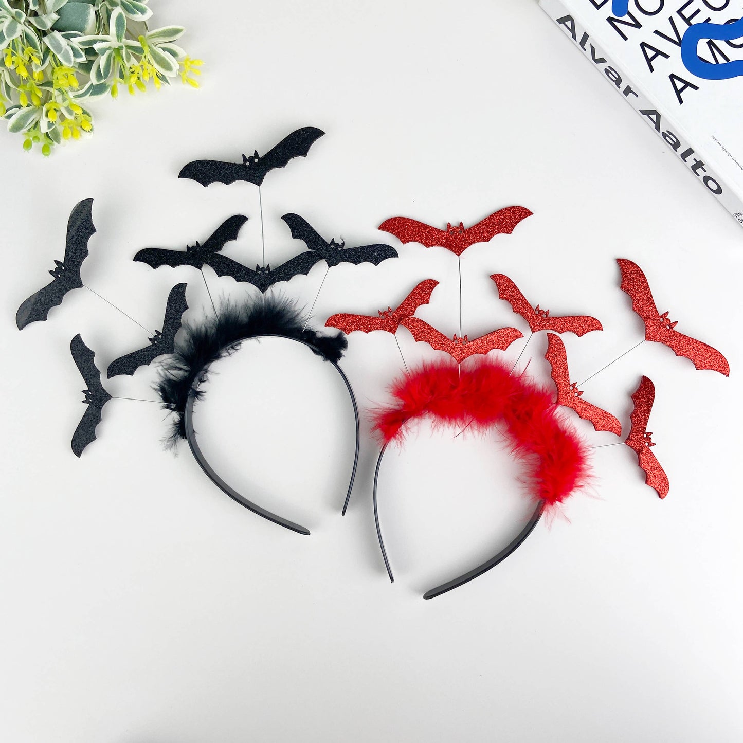 Halloween bat headband