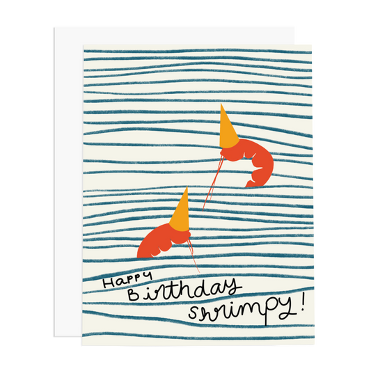 Happy Birthday Shrimpy Greeting Card