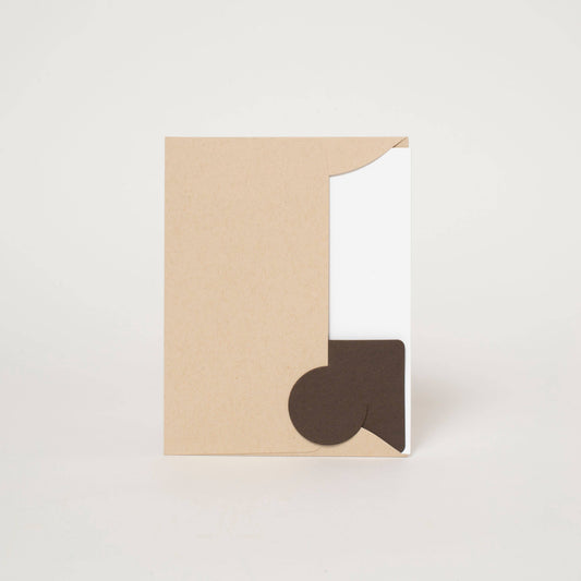 Happiest Birthday Cat Letterpress Greeting Card by Fugu Fugu