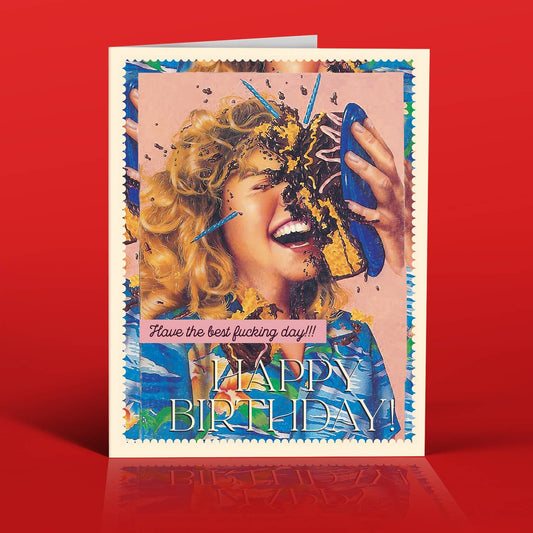 CAKE FACE! birthday card