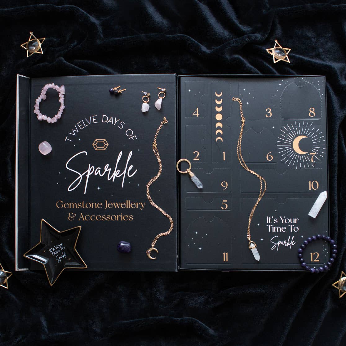 12-Day Crystal Jewellery Christmas Advent Calendar