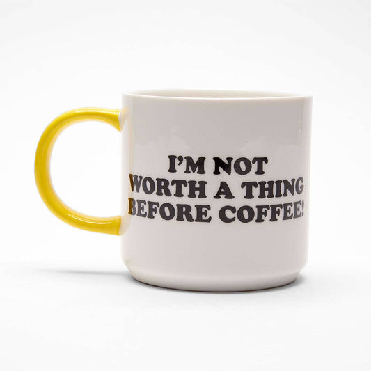 Peanuts I'm not worth a thing...Mug