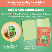 Load image into Gallery viewer, Congratulations Card &amp; Avocado Crochet Pattern
