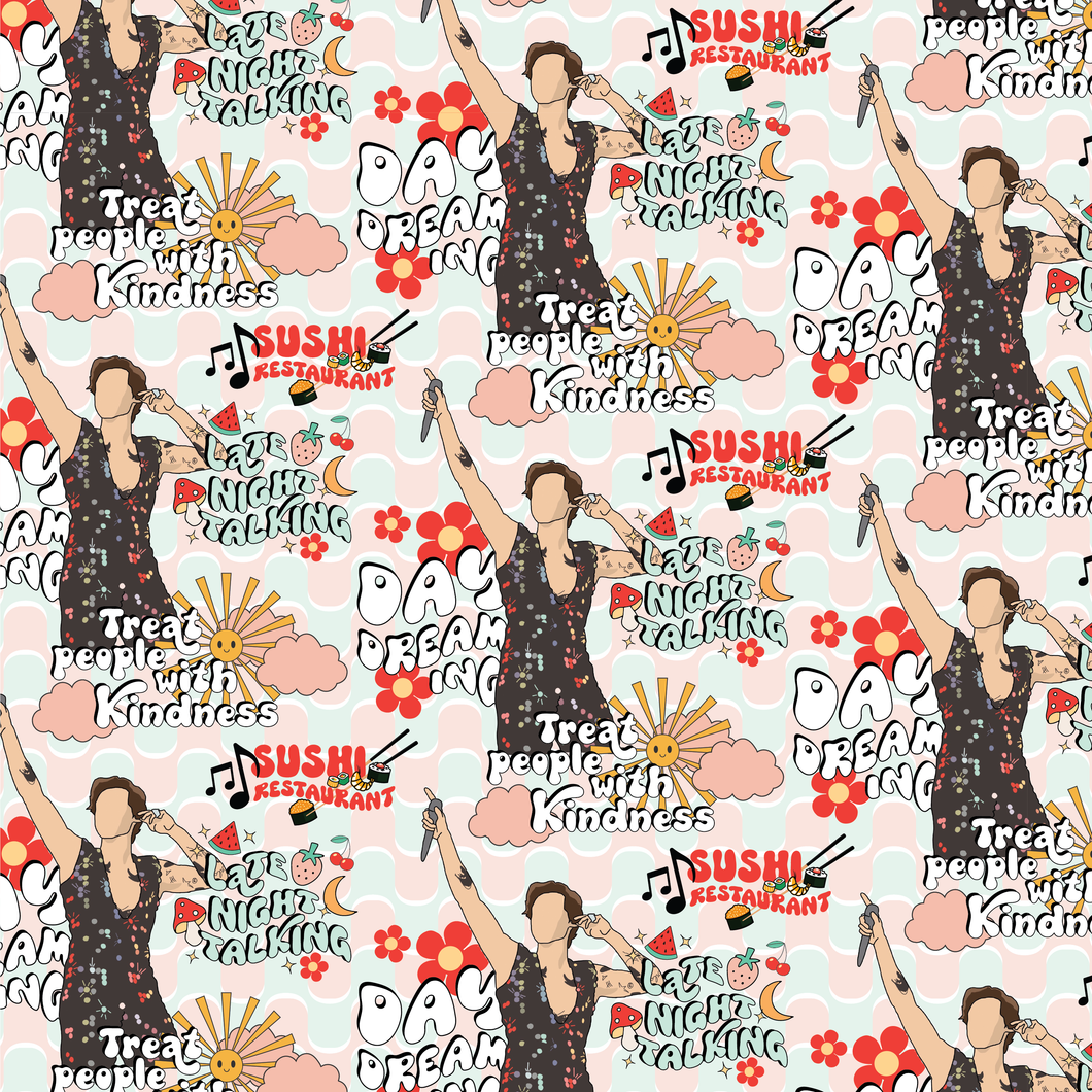 Harry Styles Coachella  Wrapping Paper - Roll of 3 Sheets