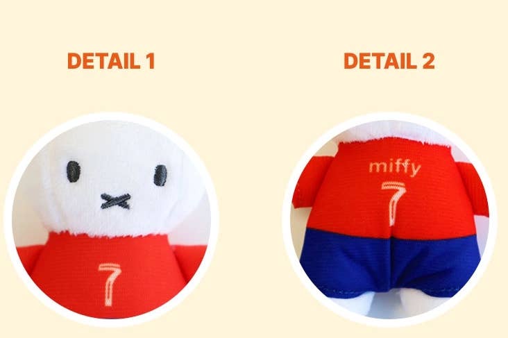 Miffy Soccer World Cup Limited Plush Bag Charm 13cm