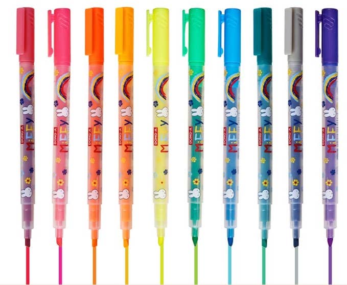 DONG-A Miffy Scented Memoriner Highlighter – 10 Color Set