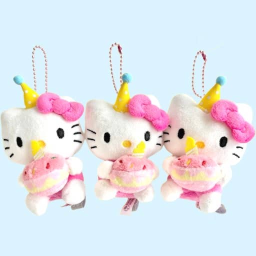 Limited ! Sanrio Party Celebrate Plush Keychain - 13cm