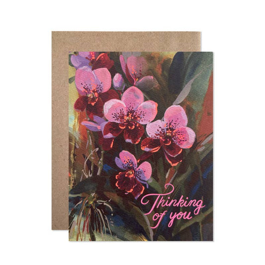 Thinking of you Orchids by Helen Dealtry 