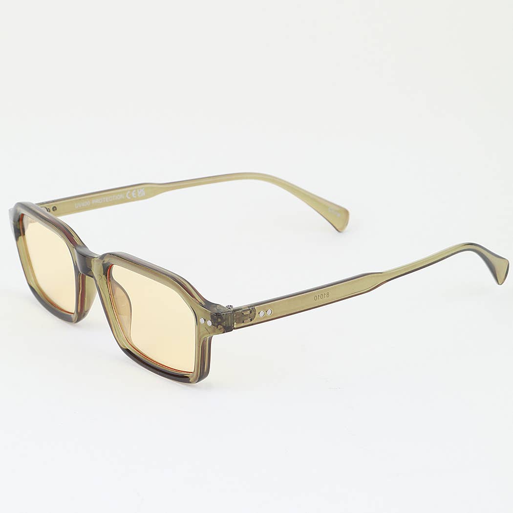 Modern Double Bolted Box Sunglasses