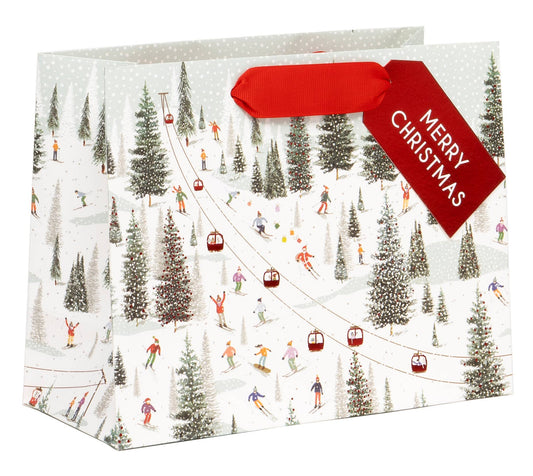 Bag Medium Landscape Christmas On The Piste
