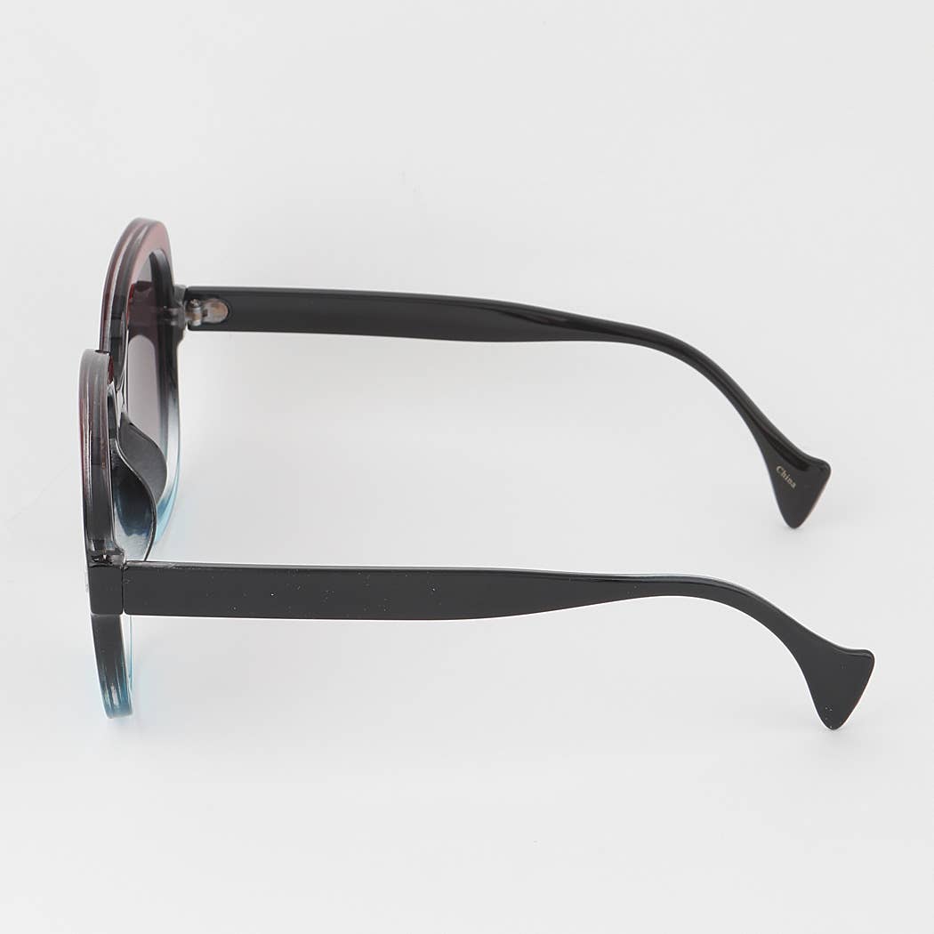 Oversized Gradient Frame Sunglasses
