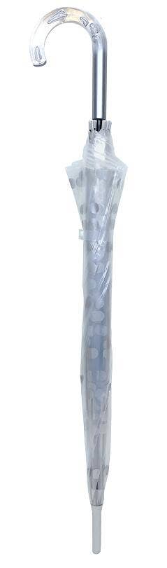 Copper and Silver Polka Dot Umbrella