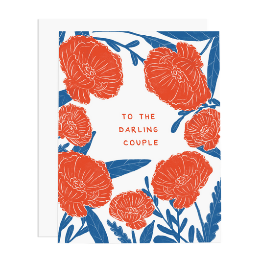 To The Darling Couple Greeting Card
