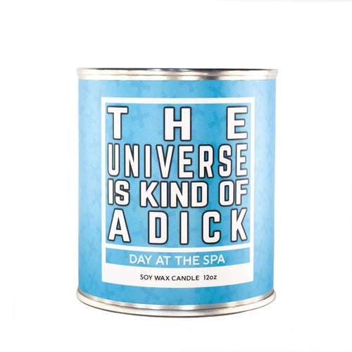 The Universe Is Kind Of A Dick Candle - Front & Company: Gift Store