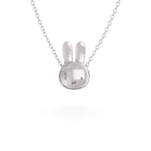 Miffy Large Head Necklace Sterling Silver - Front & Company: Gift Store