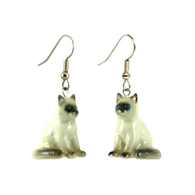 Ragdoll Cat Earrings