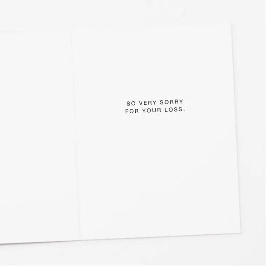 Orchid Sympathy Card