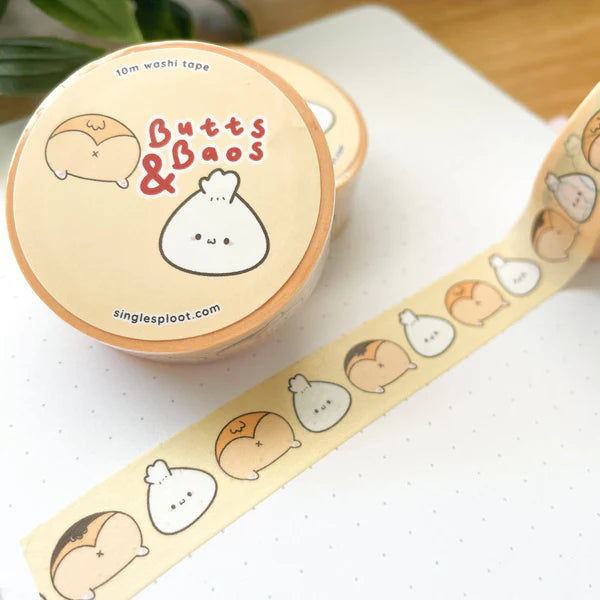 Butts & Baos Washi Tape