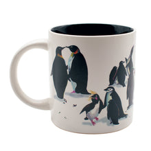 Load image into Gallery viewer, Penguin Party Heat-Changing Coffee Mug
