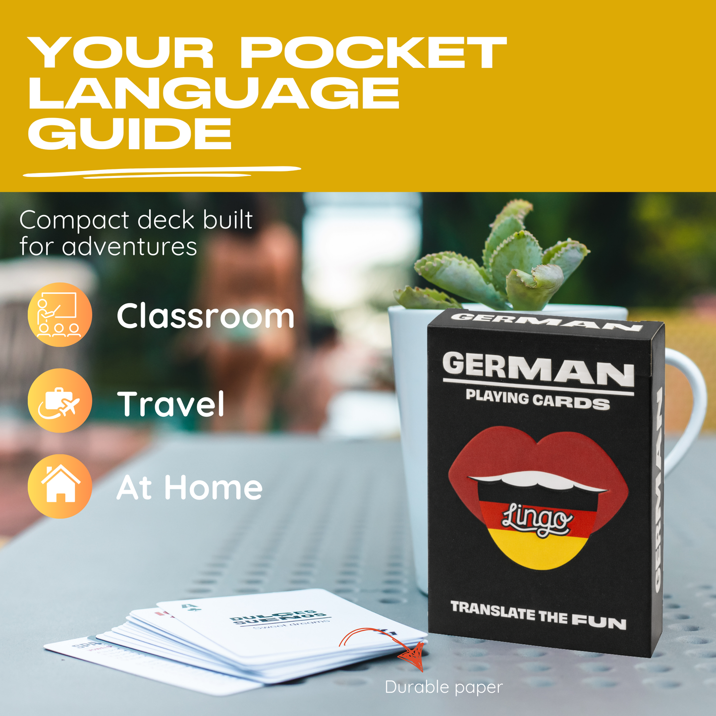 German Travel Playing Cards
