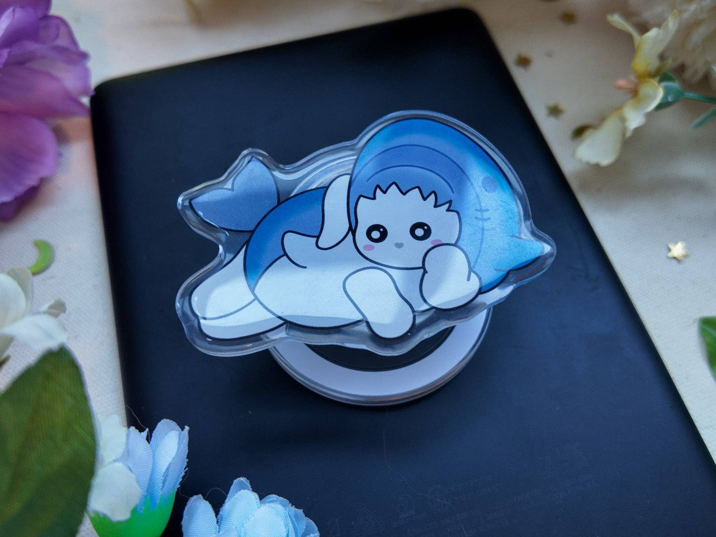 Bunny Shark Magnetic Phone Grip