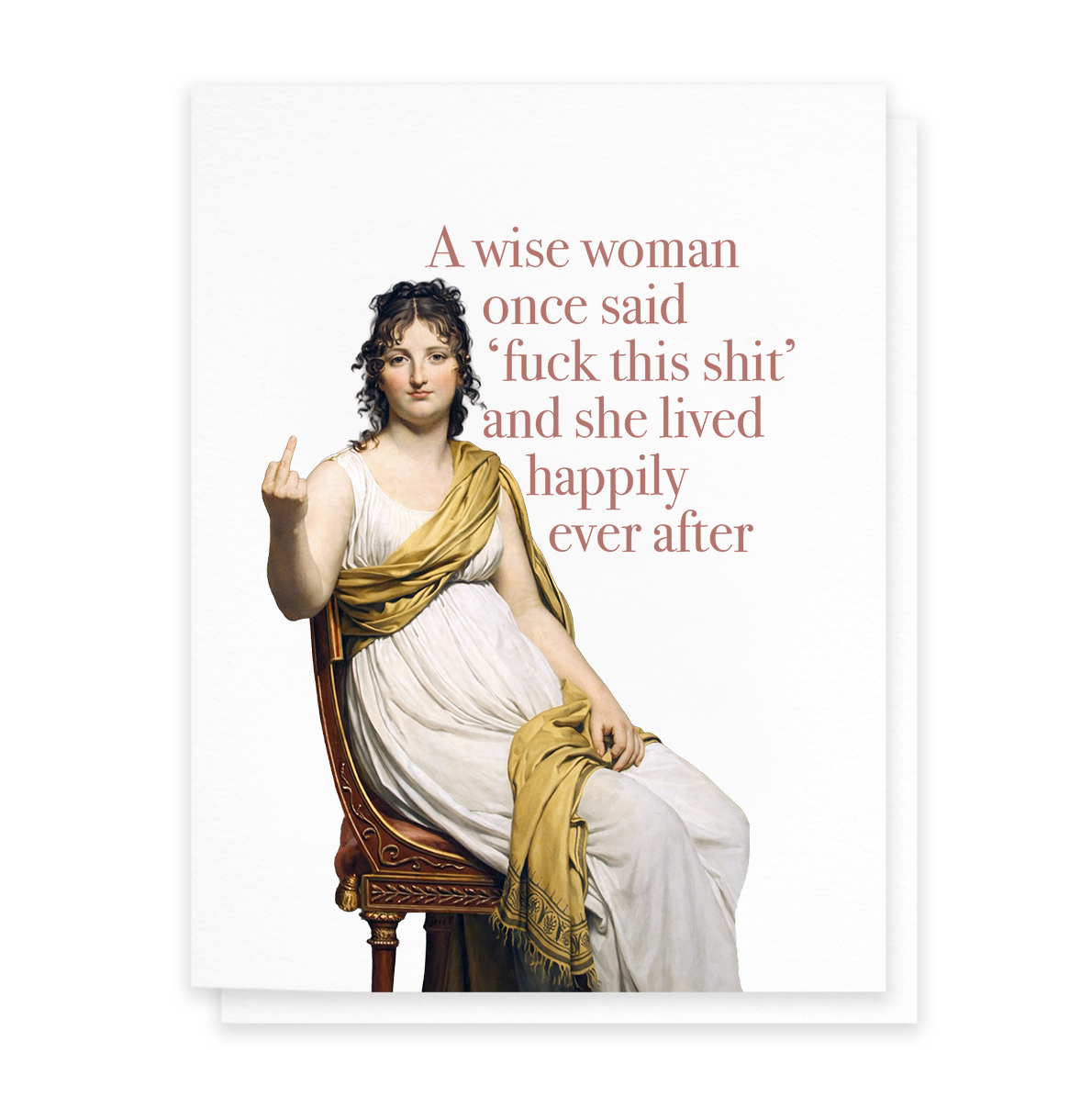 A Wise Woman Card, Funny Greeting Card
