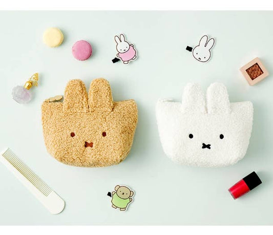 Miffy Face Fuzzy Cozy Multi Pouch