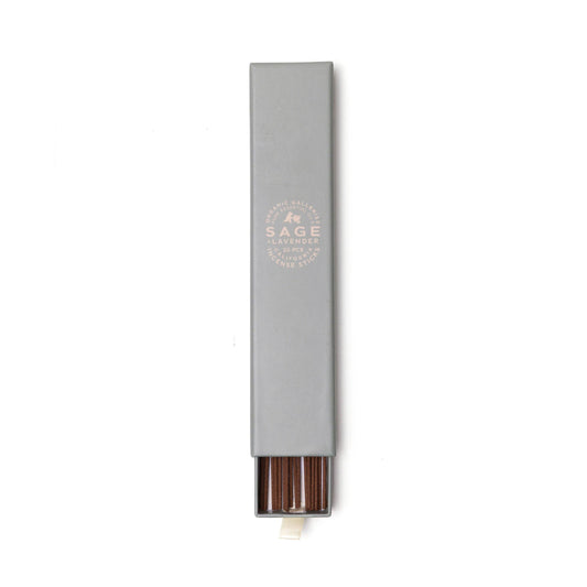 Sage + Lavender Aromatherapy Incense Sticks 25 Pcs Boxed