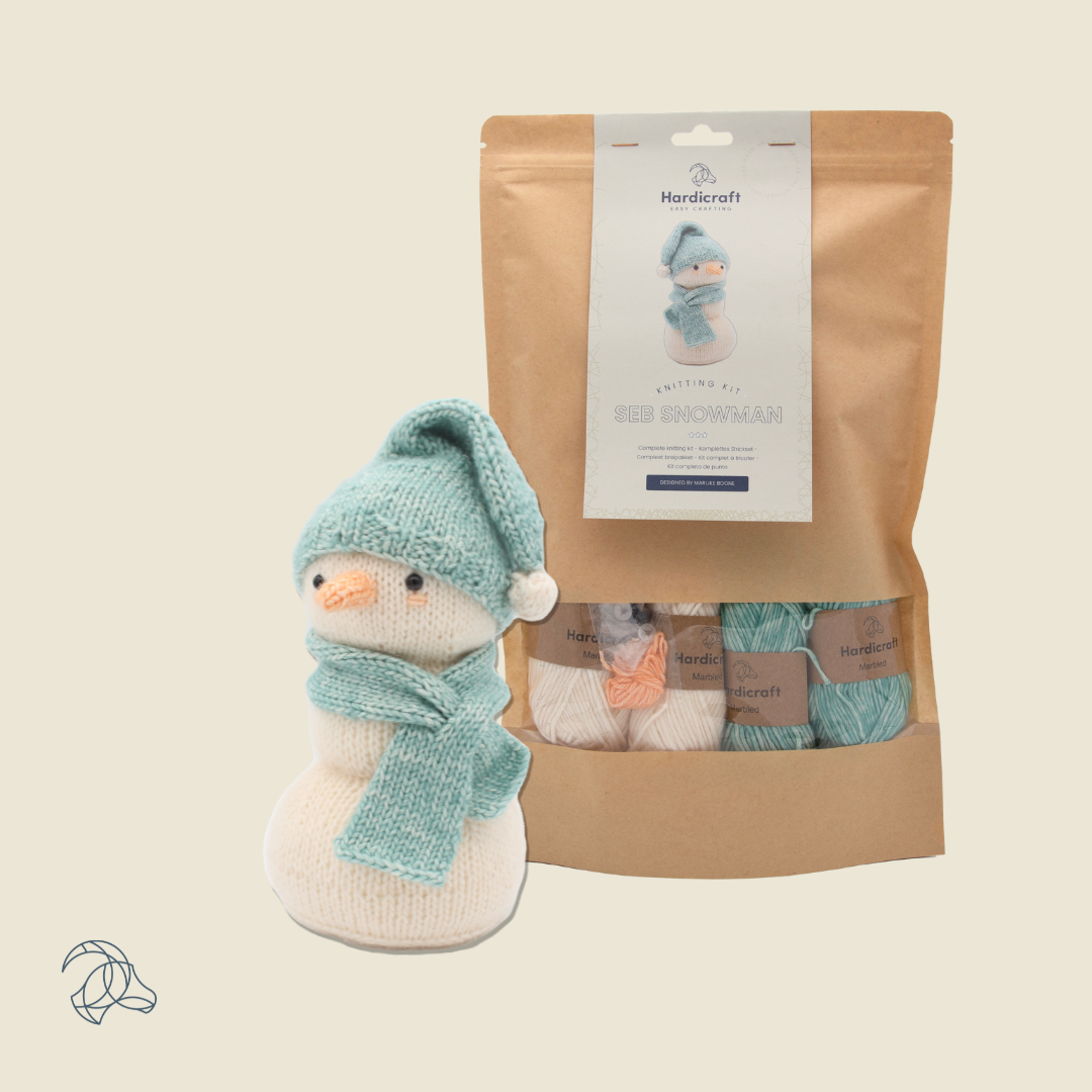 DIY Knitting Kit - Seb Snowman