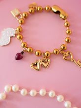 Load image into Gallery viewer, Charm Bracelet- Coquette
