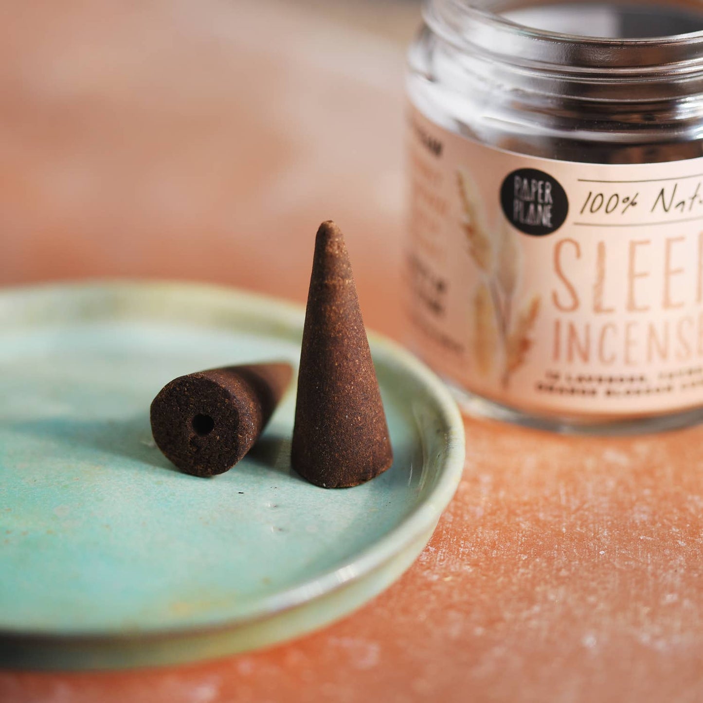 Sleep Incense Jar of Incense Cones - plant based, vegan